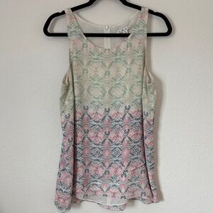CAbi Multicolor Patterned Tank Top